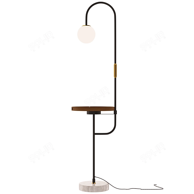 Eureka Tall Floor Lamp 3D model image 3