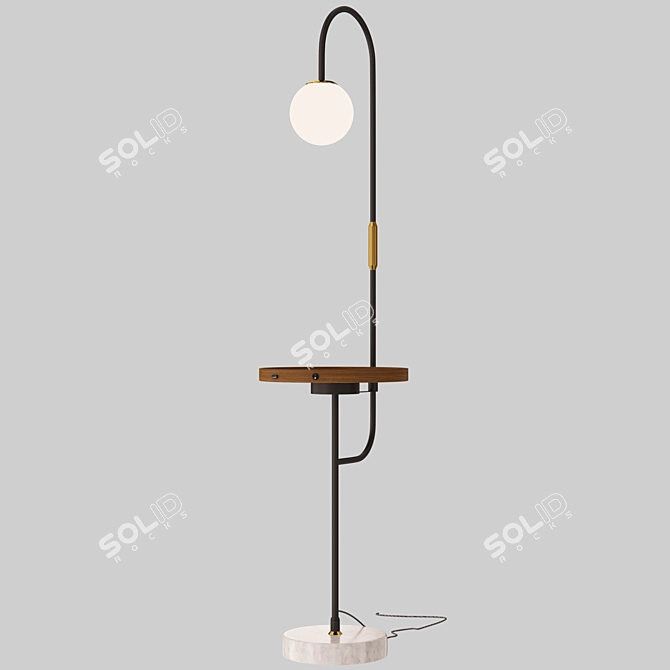 Eureka Tall Floor Lamp 3D model image 7