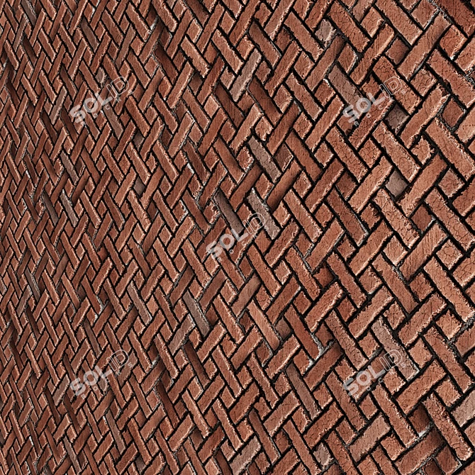 4k Brick Texture - Seamless Design 3D model image 1