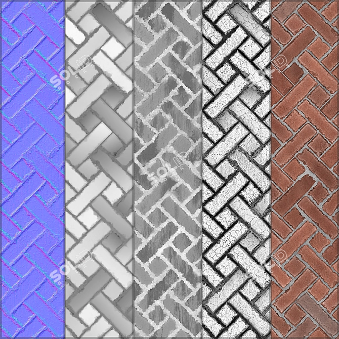 4k Brick Texture - Seamless Design 3D model image 3