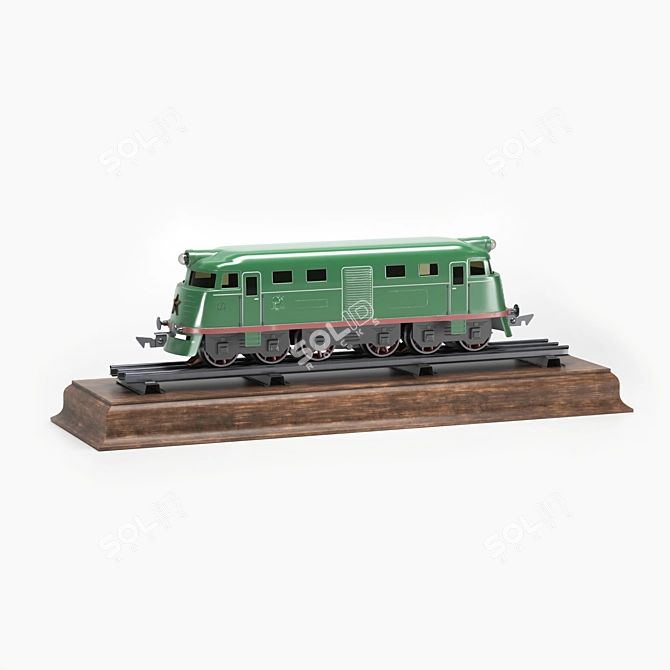 Pioneer Railway: Kid's Train Set 3D model image 4