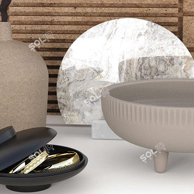 Minimalist Decor Set by Kristina Dam 3D model image 2