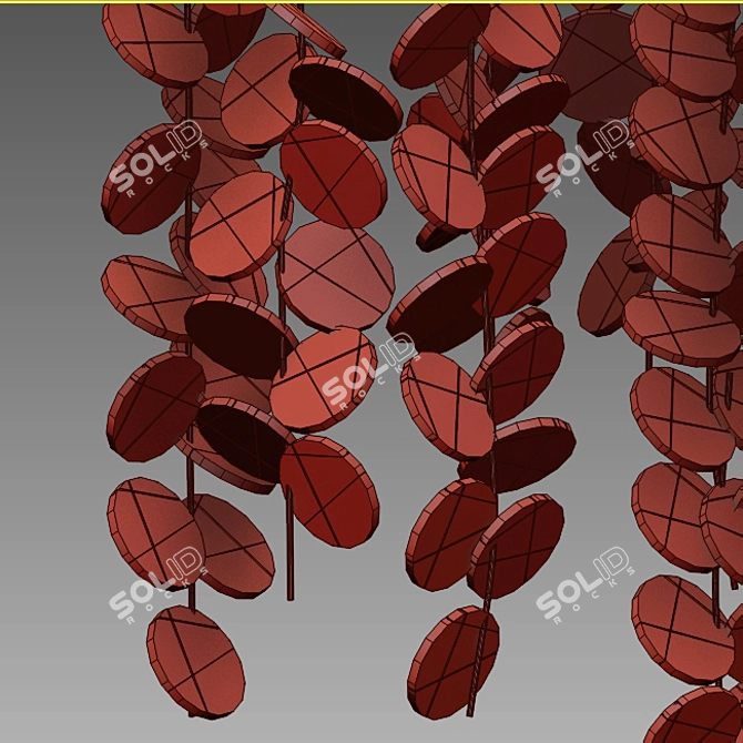 Elegant John Richard Noda Chandelier 3D model image 3