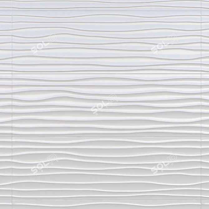 Baldocer Blanco Wall Tile 3D model image 1