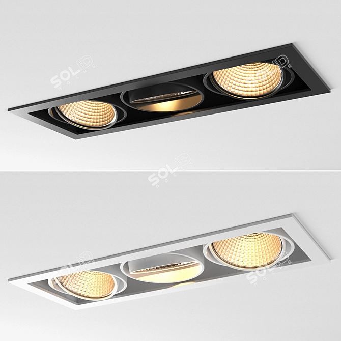 Modular Mini Multiple: Versatile Lighting Solution 3D model image 4