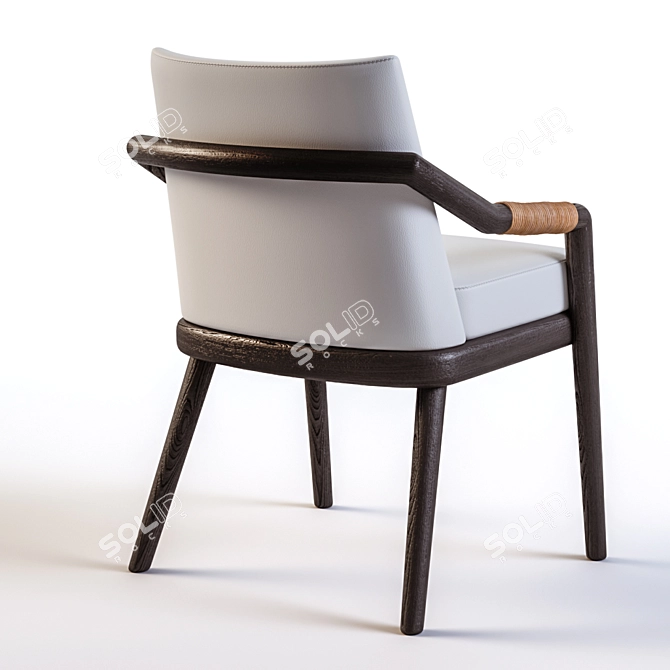 Artisanal Archer Chair 3D model image 4