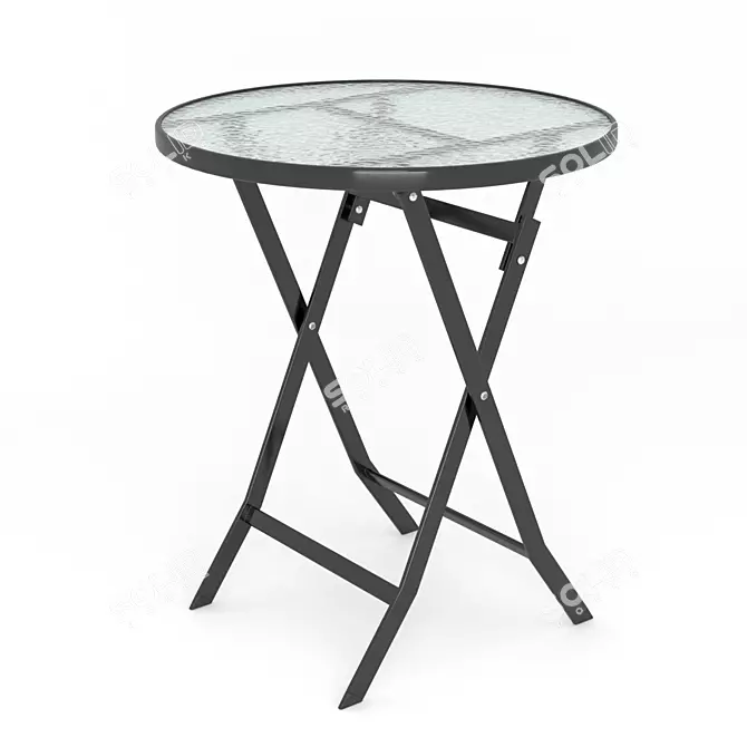 Hoff Tiffany Table: Elegant and Compact 3D model image 1