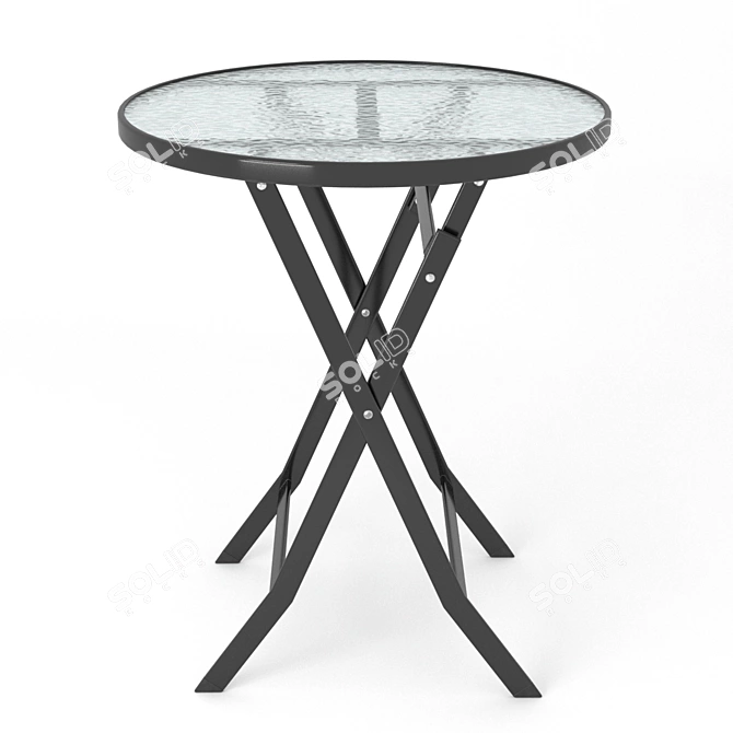 Hoff Tiffany Table: Elegant and Compact 3D model image 2