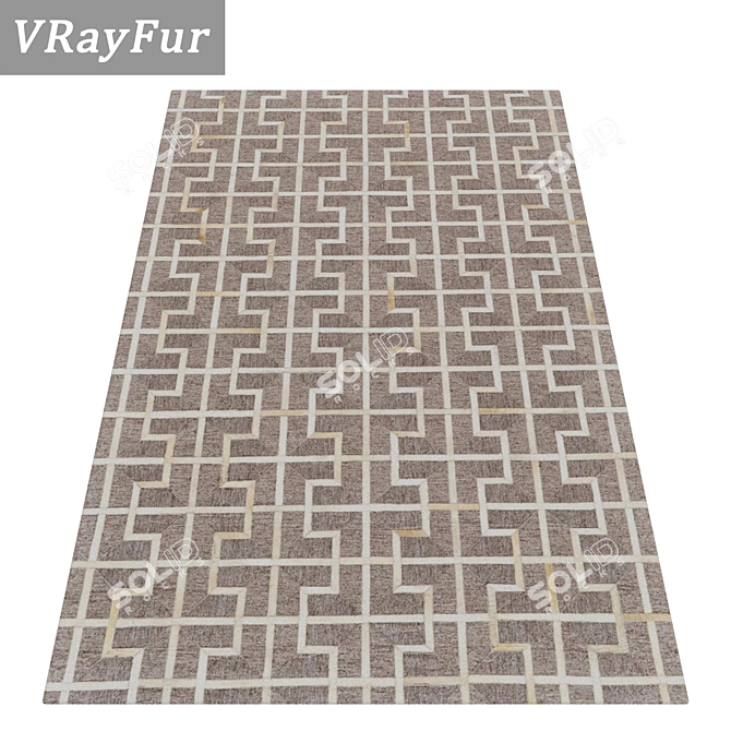 Premium Carpet Set: High-Quality Textures for Interior Design 3D model image 2
