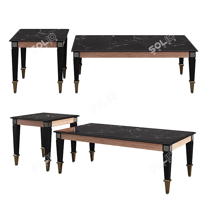 Regnum Coffee Tables: Classic Elegance 3D model image 1