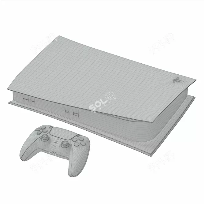 Sony PlayStation 5: Ultimate Gaming Experience 3D model image 4