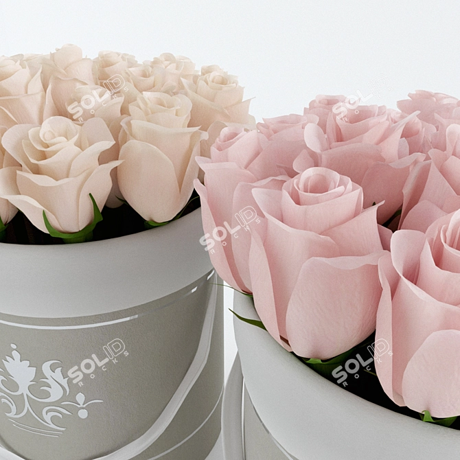 Luxury Rose Box Set 3D model image 6