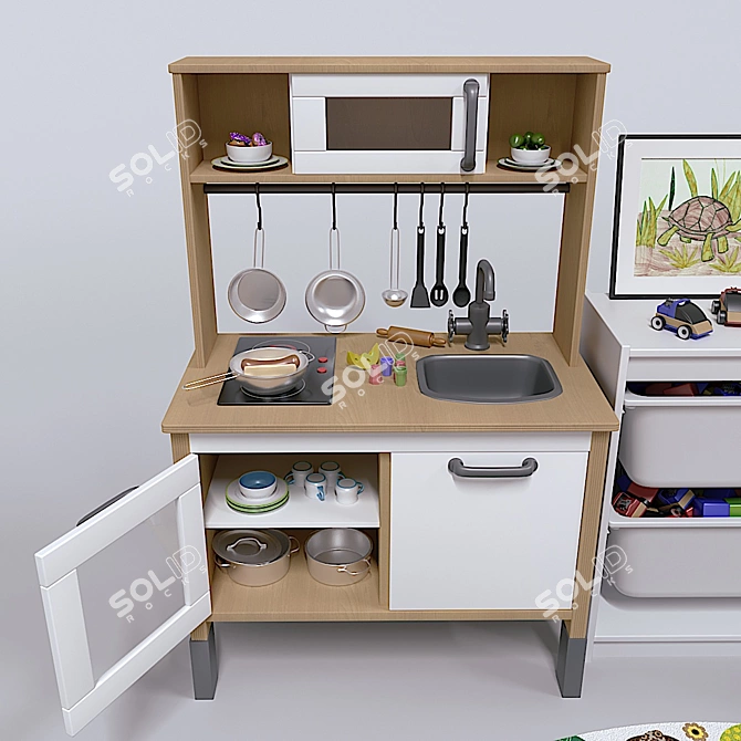 Kids' Culinary Set 3D model image 3