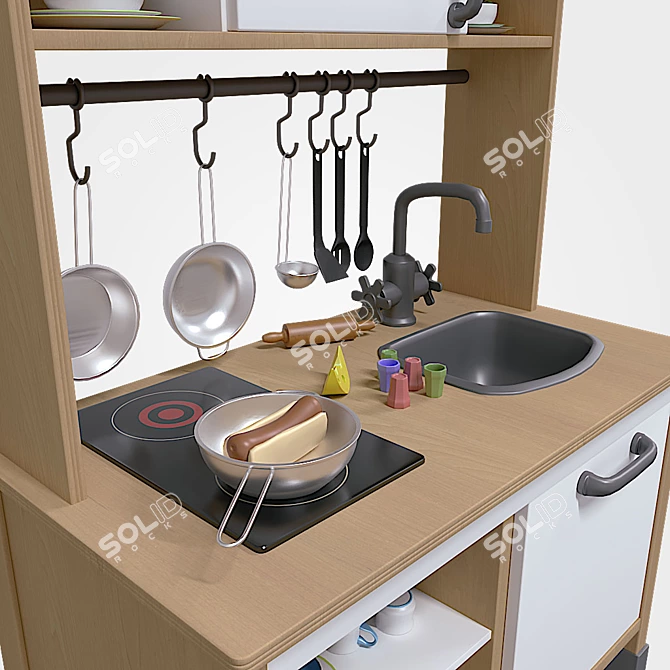 Kids' Culinary Set 3D model image 7