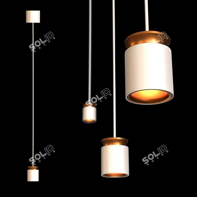 Novotech Oro Pendant Light - Elegant and Functional 3D model image 1