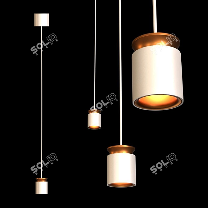 Novotech Oro Pendant Light - Elegant and Functional 3D model image 8