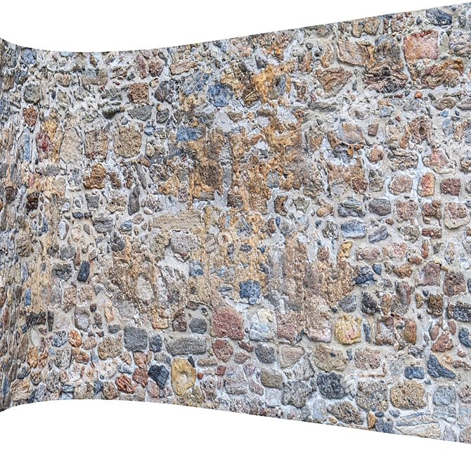 Medieval Stone Brick 6K Texture 3D model image 2