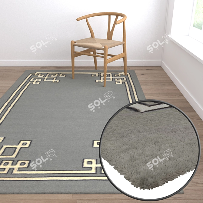 Elevate your space with Carpets Set 3D model image 5