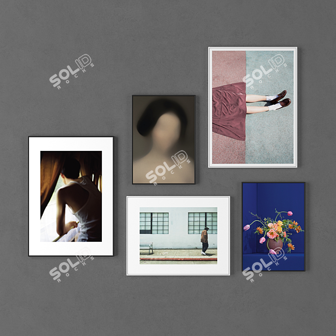 Modern Frame Collection: Set of 1 Frames 3D model image 1