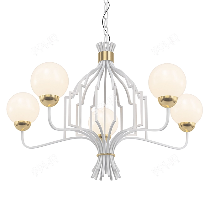 Elegant Guadarte Chandelier 3D model image 1