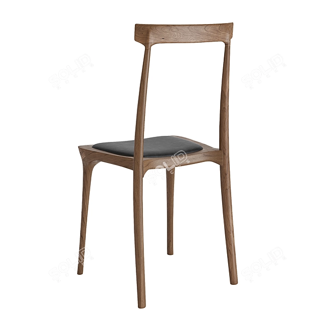 Elegant PJS Dining Chair 3D model image 7