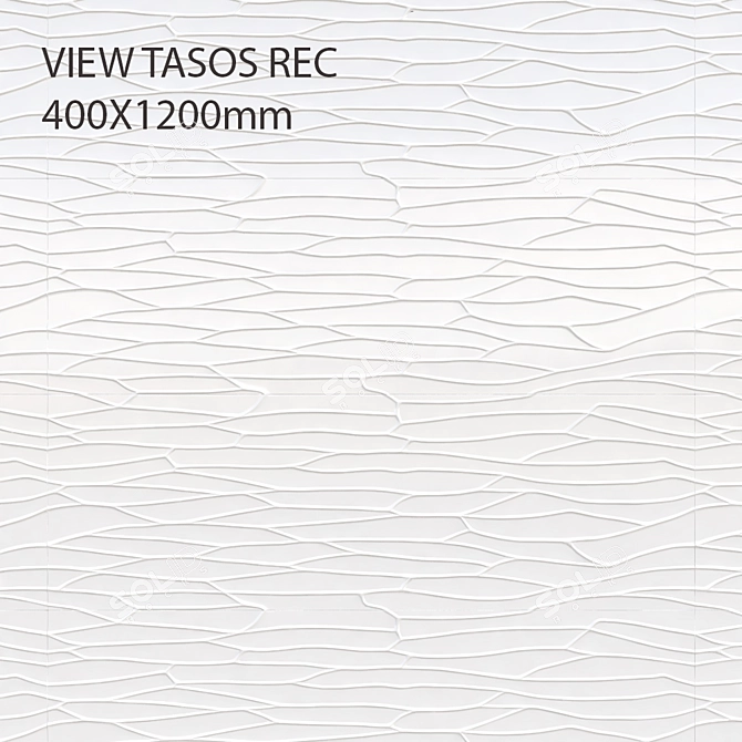 Baldocer View Tasos Rec - Spanish Wall Tile 3D model image 1