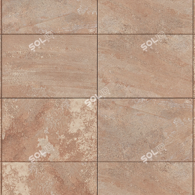 Mardin Gold Stone Wall Tiles 3D model image 2