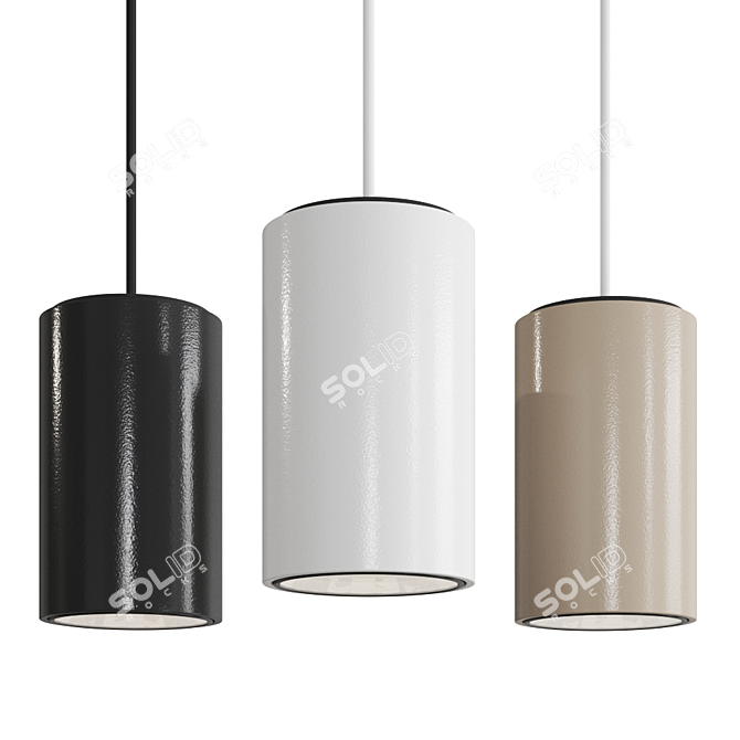 Kronn Pendant Light: Sleek and Stylish 3D model image 3