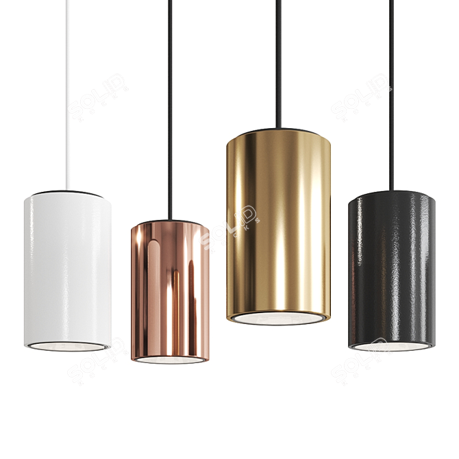 Kronn Pendant Light: Sleek and Stylish 3D model image 4