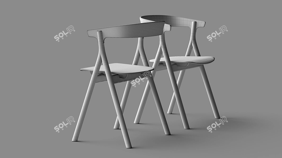 Yksi 3340: Timeless Scandinavian Design 3D model image 8