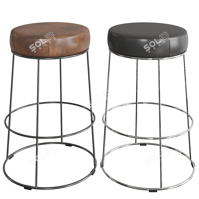 Cody Bar Stool by Jess Design 3D model image 4