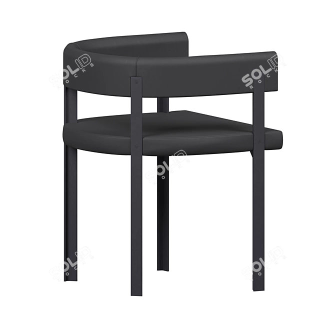 Sleek T Chair: Modern Elegance 3D model image 2