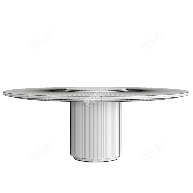 Luigi Volpi Gregory Dining Table 3D model image 2