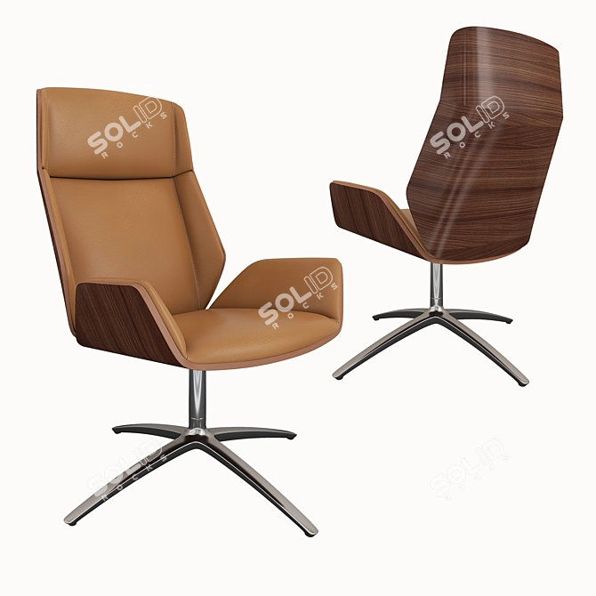 Contemporary Comfort: Kruze Lounge 3D model image 1