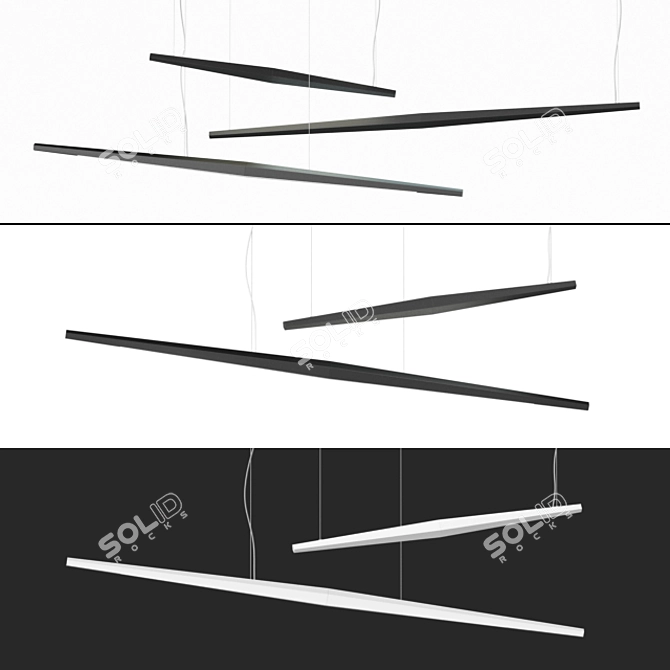 Viisi Pendant Lights: Modern Lighting Collection 3D model image 2