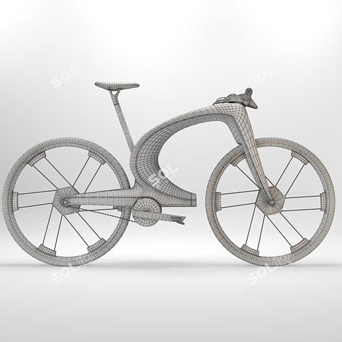  Futuristic Bike: Scifi Speedster 3D model image 3