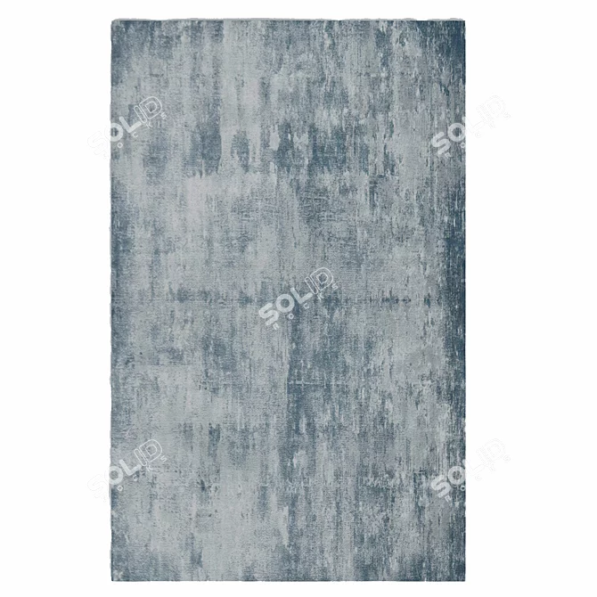 Modern Rus05 Gray Carpet - Stylish and Versatile 3D model image 2