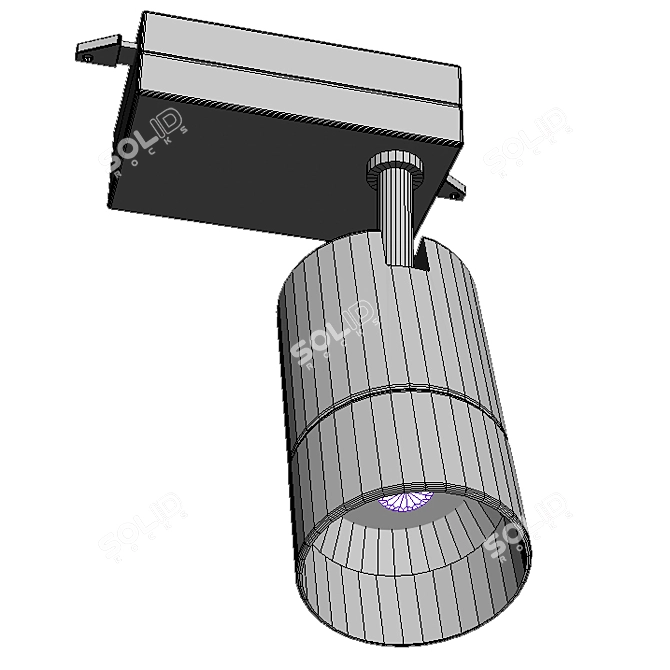 RailSpot Lighting: Corona Light Mechanism 3D model image 2