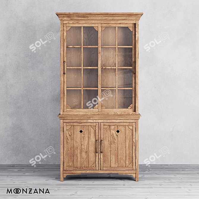 OM Library Resident 2-sections Cabinet 3D model image 2