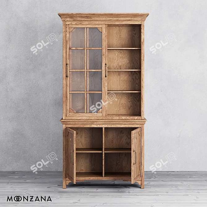 OM Library Resident 2-sections Cabinet 3D model image 4