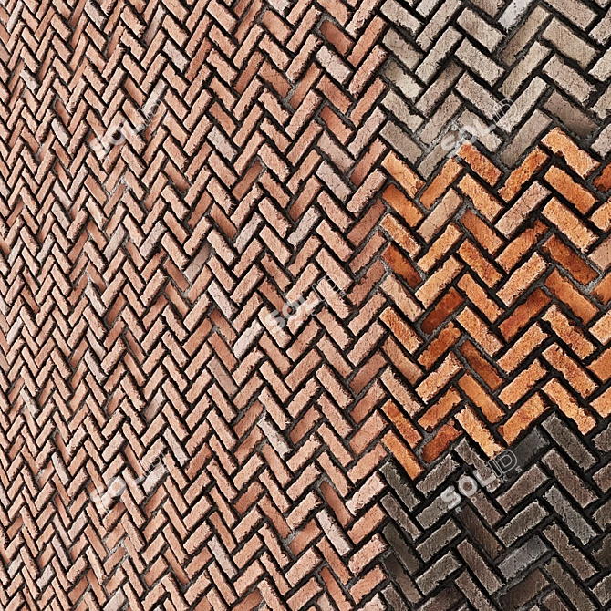 4K Brick Texture Set 3D model image 1