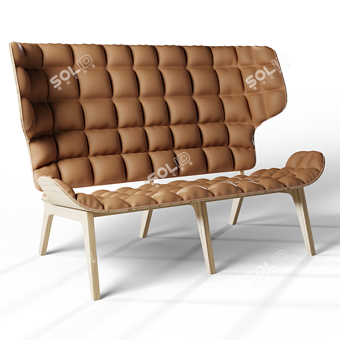 Elegant Mammoth Sofa: 4K Textures, Blender File 3D model image 1