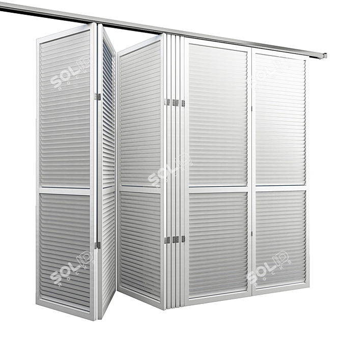 3-in-1 Sliding Door Kit 3D model image 3