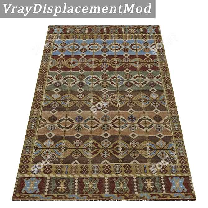 Title: High-Quality Carpet Set 3D model image 3