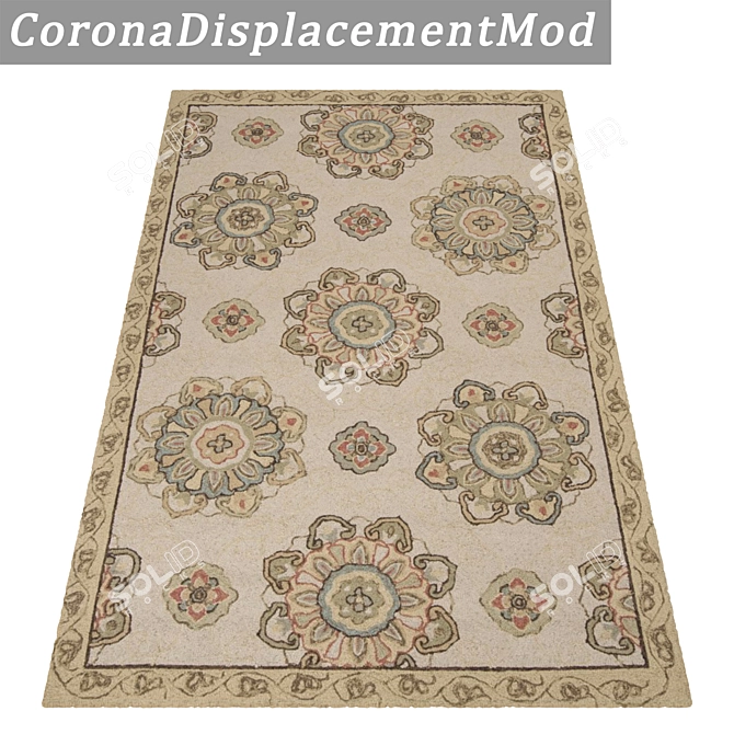 Title: High-Quality Carpet Set 3D model image 4