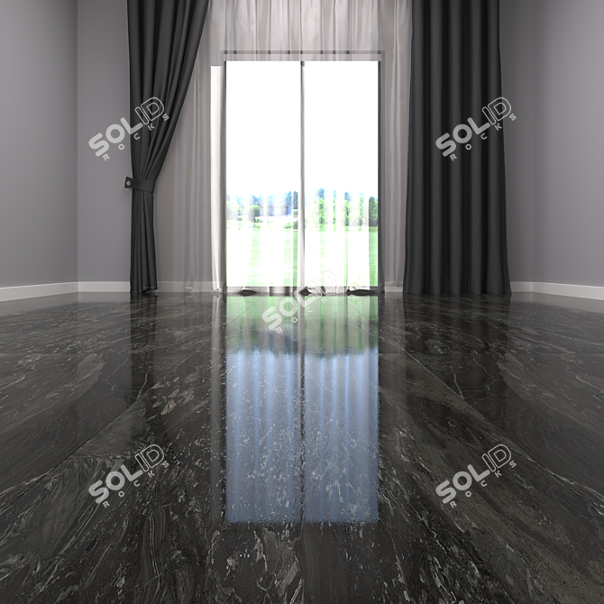 Antrim Marble Floor: Museum-Quality Elegance 3D model image 2