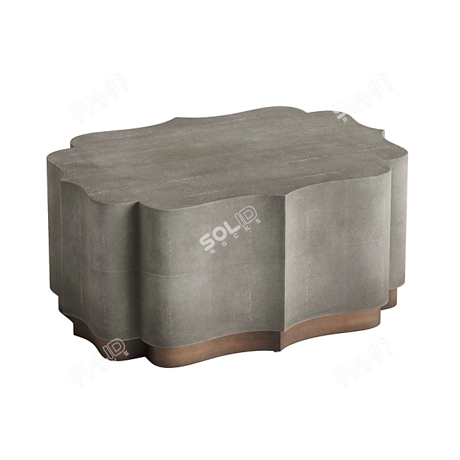 Modern Sutton Coffee Table 3D model image 2