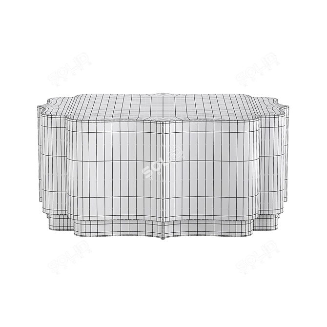 Modern Sutton Coffee Table 3D model image 4