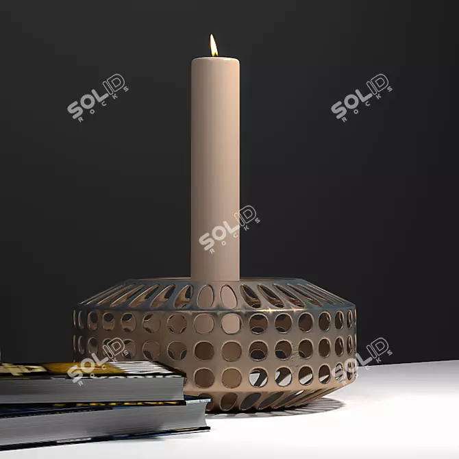 Elegant Decorative Set 3D model image 4