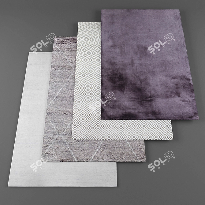 Atlas Flooring Collection: Beautiful Rugs 3D model image 1